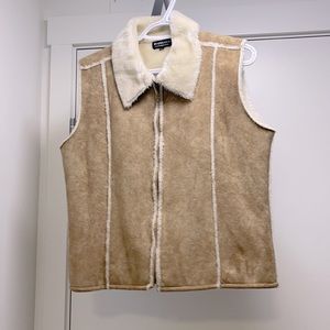 Garage authentic faux fur vest